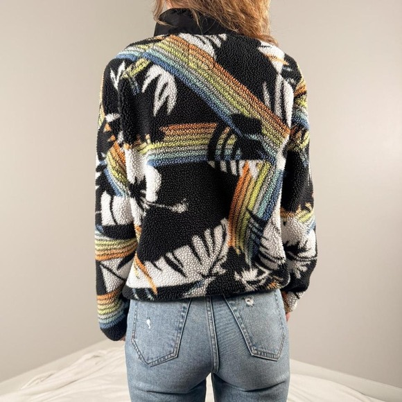 Rip Curl Retro Fleece Zip Jacket – Size Small - Picture 3 of 4